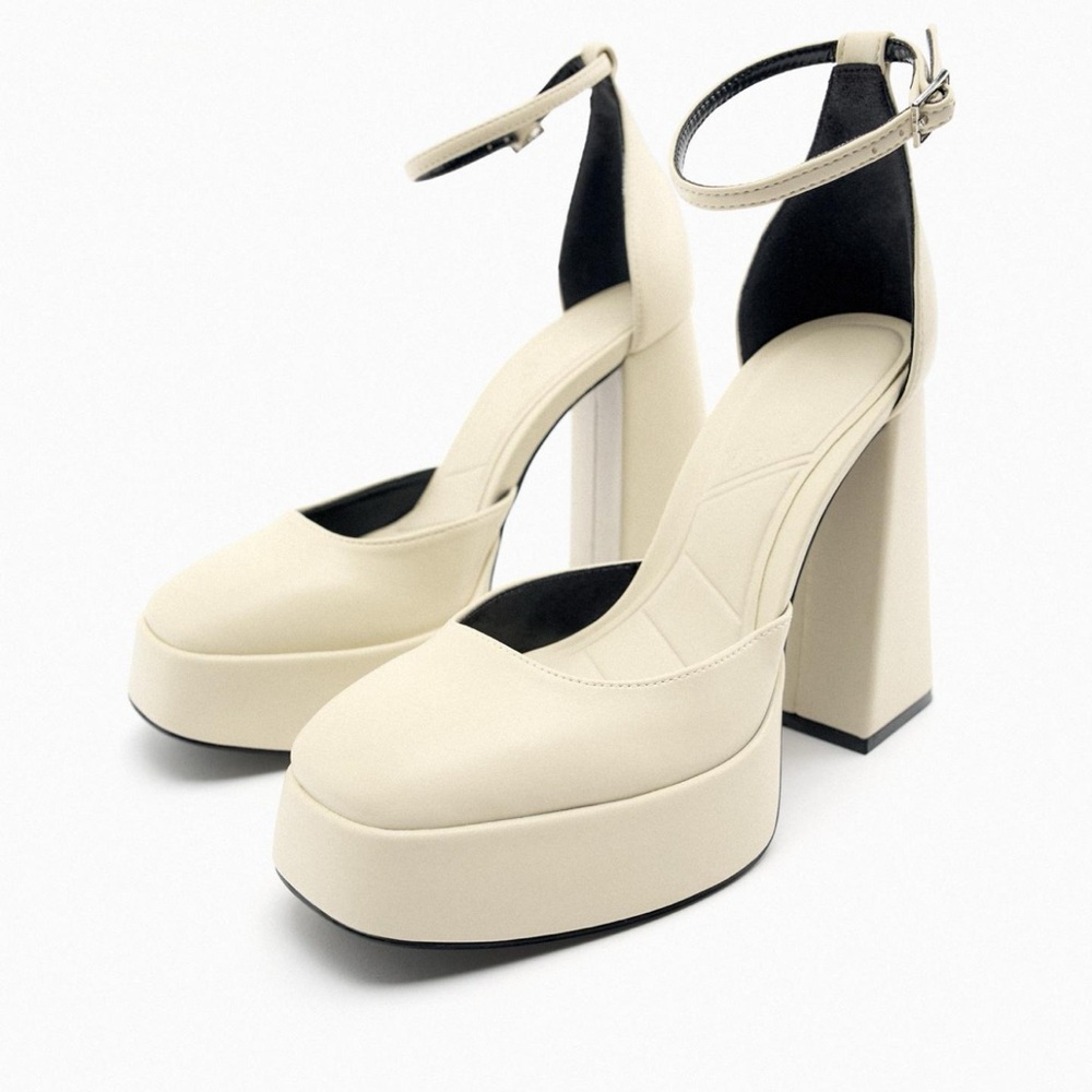 ZARA Chunky Platform Heels